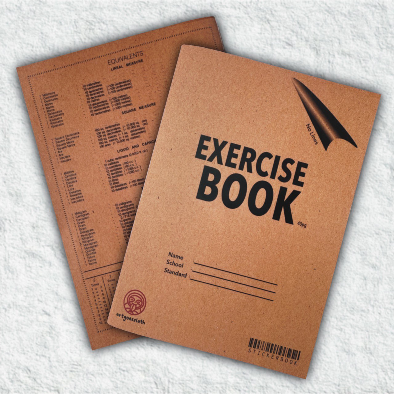 [GRADE A] Exercise Book Sticker Book